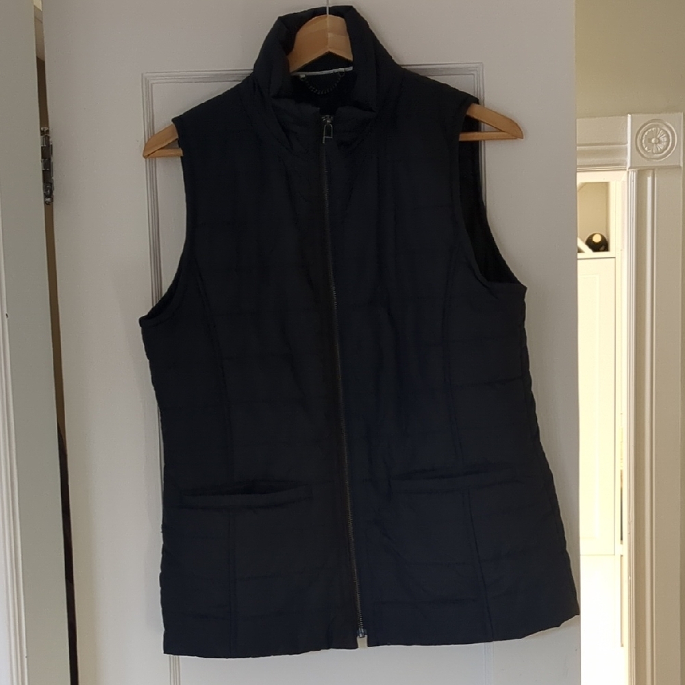 Banana Republic Navy Quilted Vest